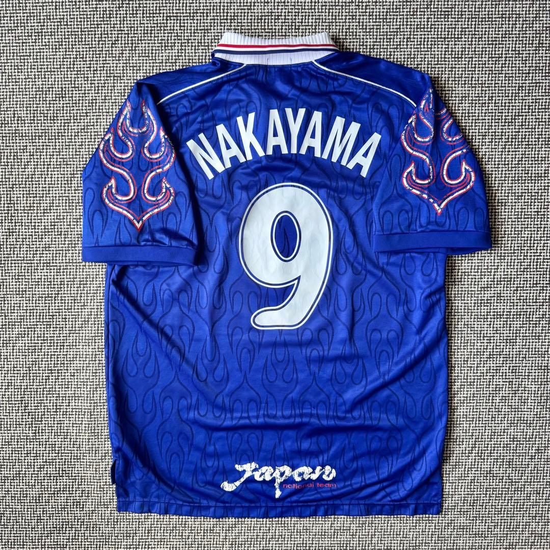 【９８W杯当時物モデル】中山雅史 ＃９ 日本代表 １９９８（H）アシックス