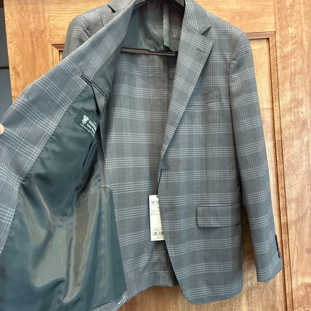【新品未使用】五大陸ビジネスジャケット Mサイズ グレー系