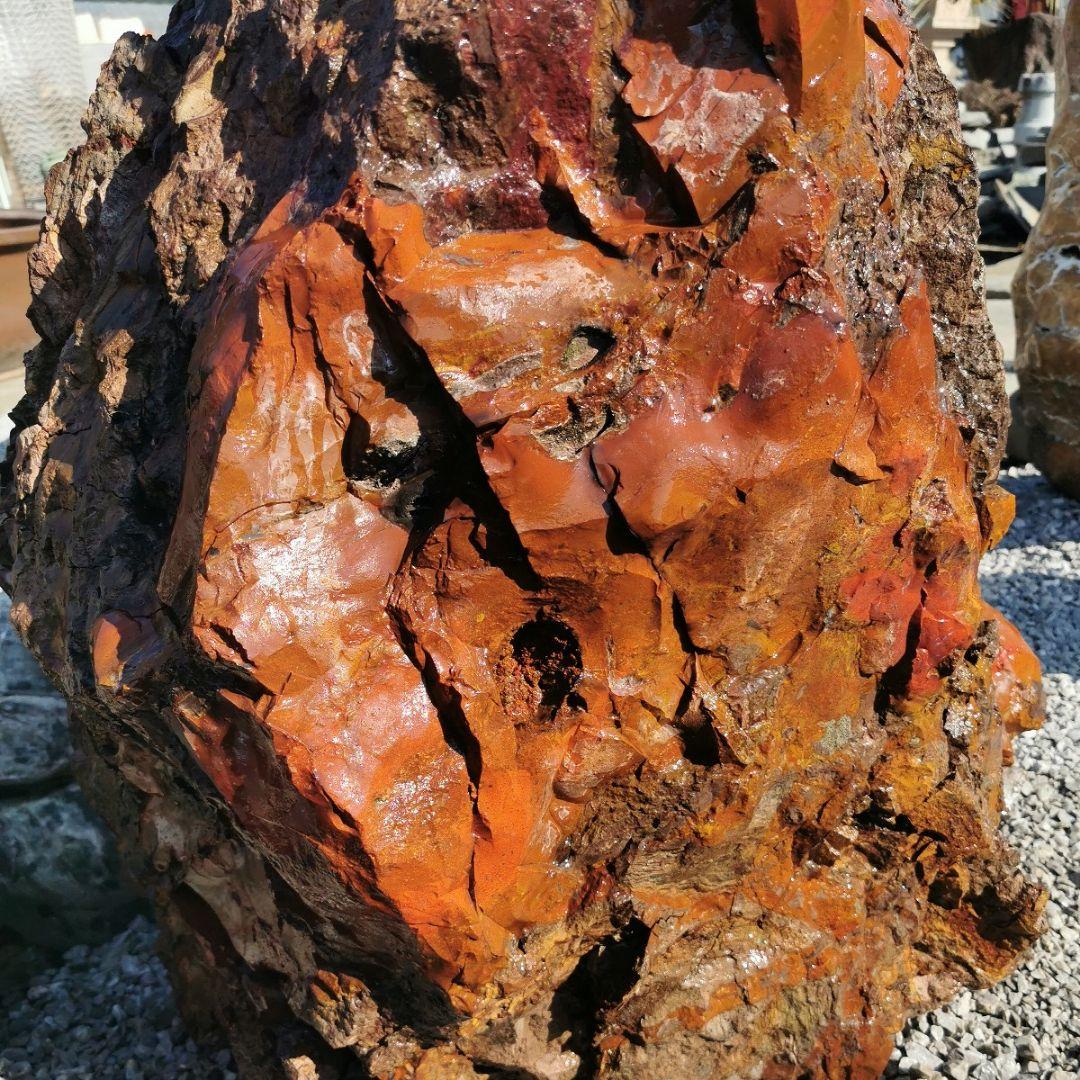 福島産　ジャスパー　335キロ　庭石　石　鑑賞石　庭　置物　オブジェ　インテリア