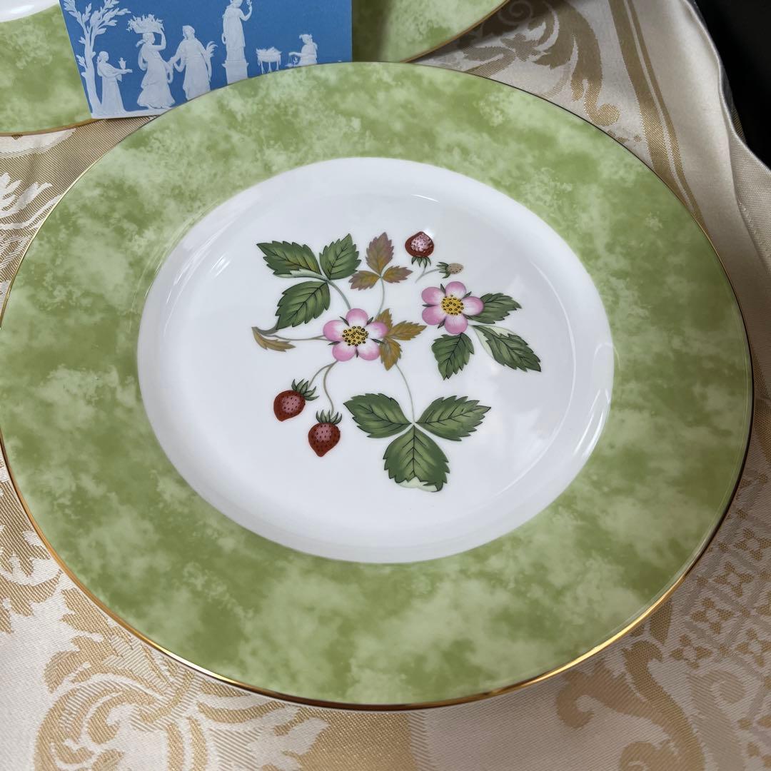 月末限定価格［新品］ワイルドストロベリー•フルリム　プレート5枚