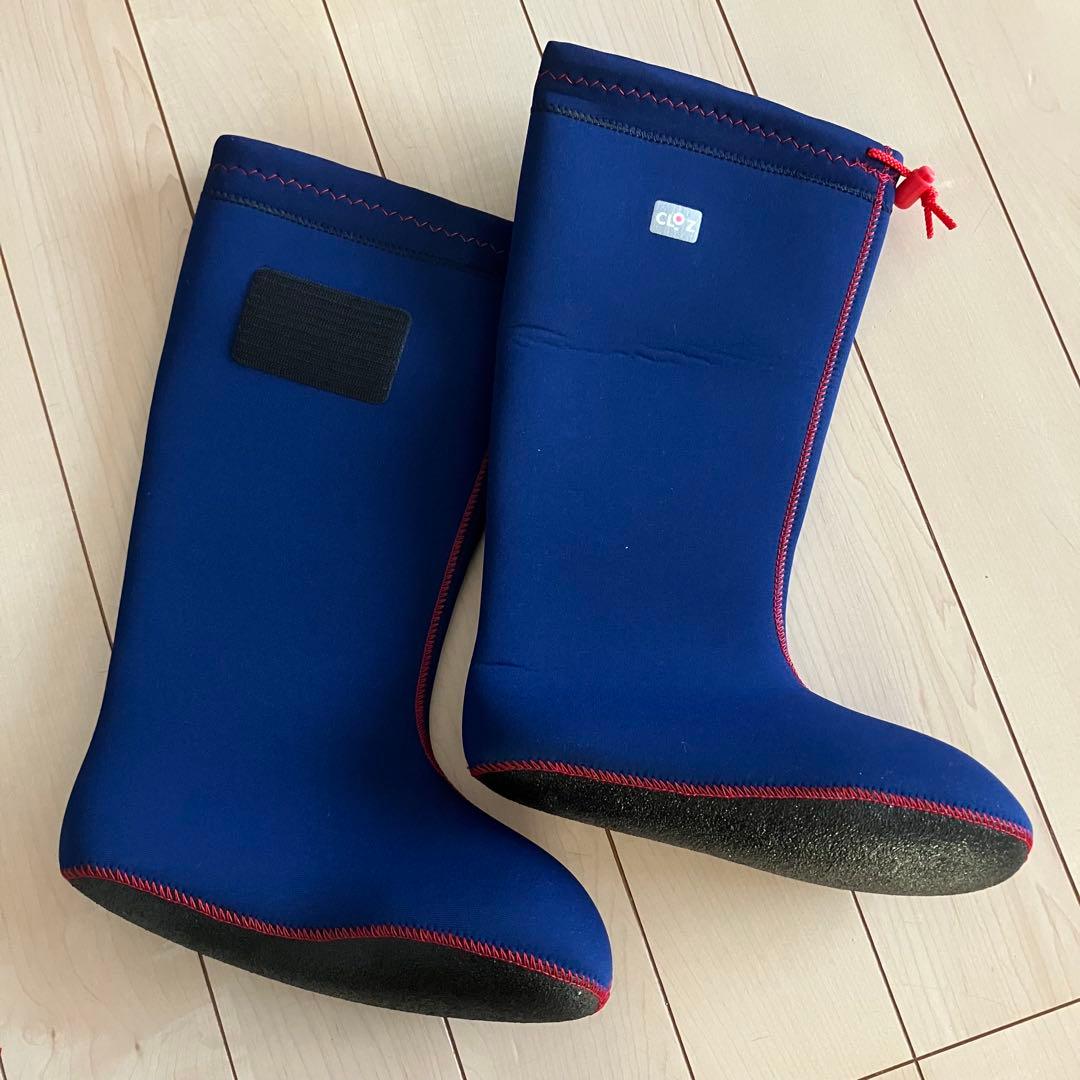 未使用 足湯ブーツ クロッツ CLO'Z Mサイズ 24.5-26cm ネイビー