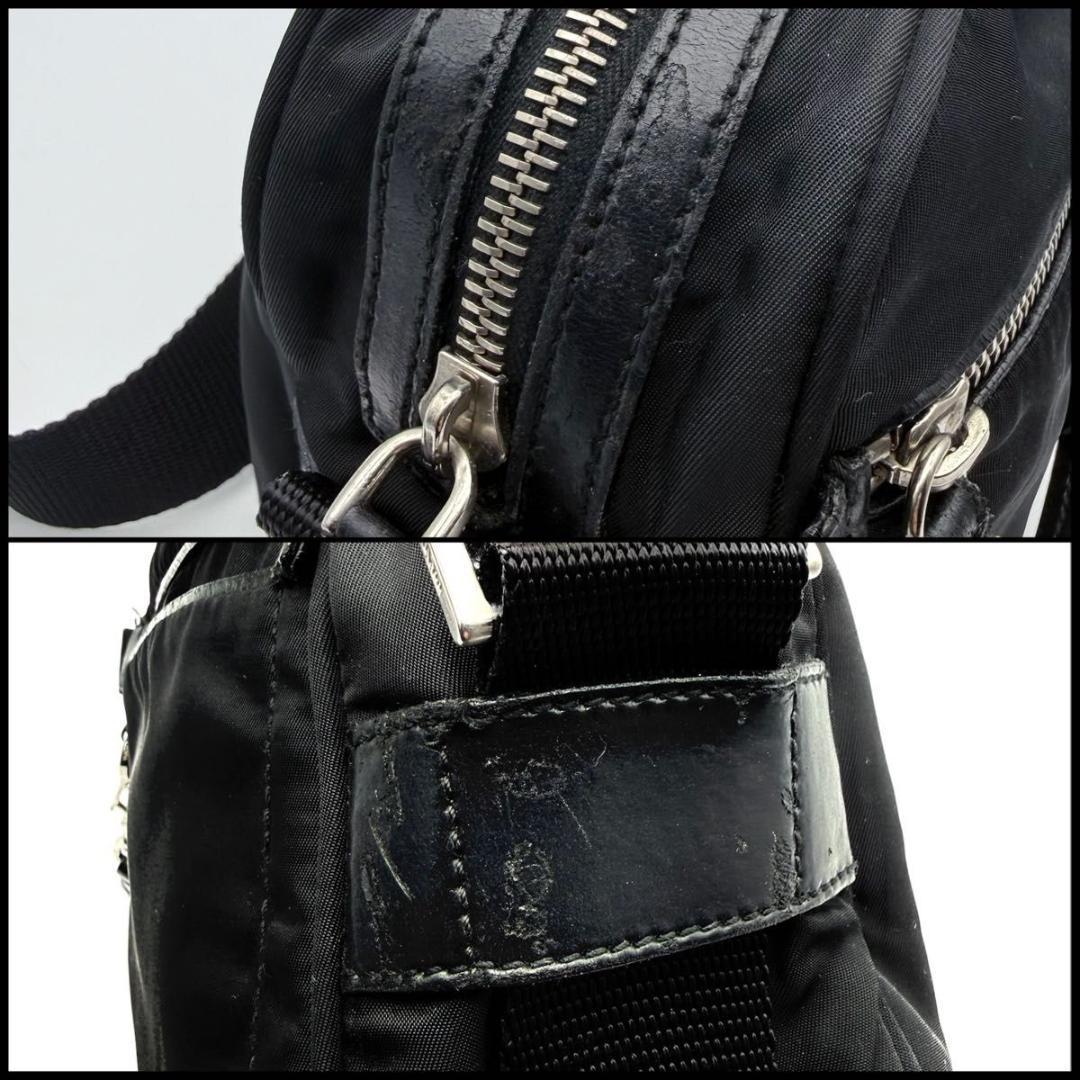 【良品】PRADA プラダ　三角ロゴ　テスートナイロン　ショルダーバッグ
