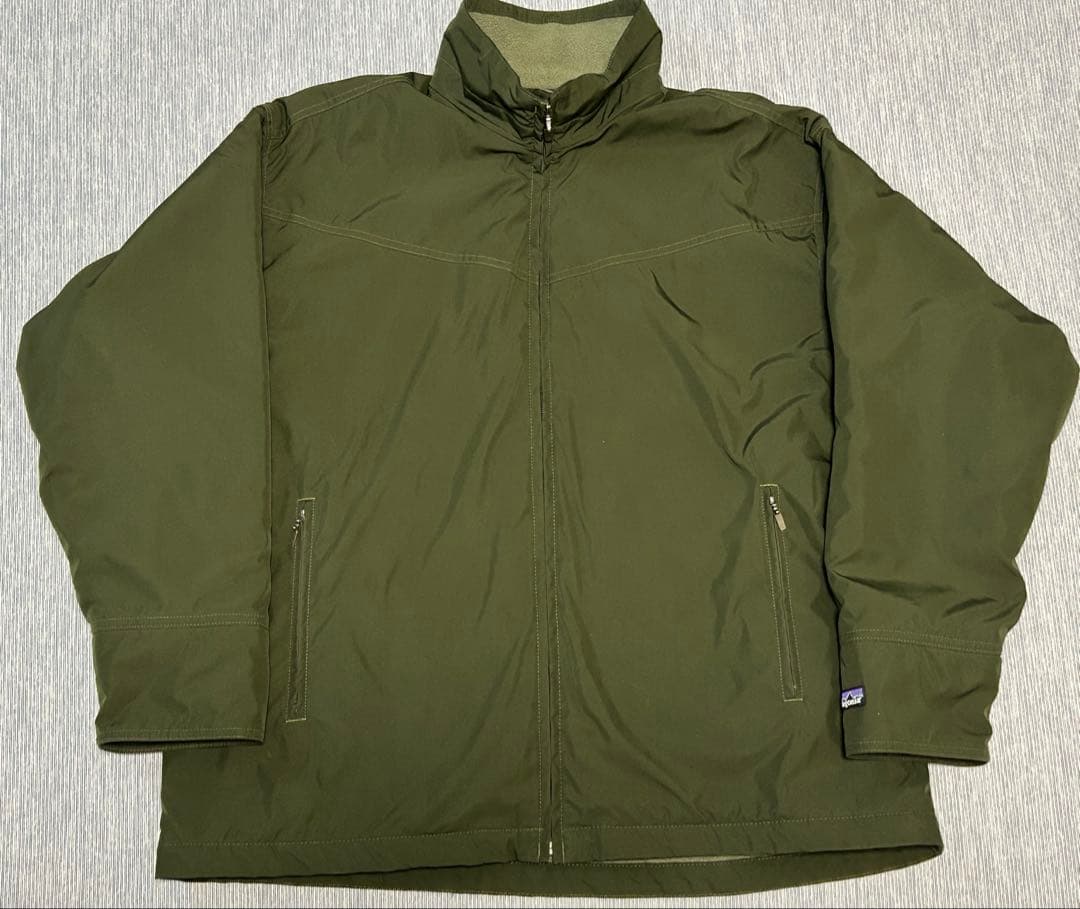 一*人様 美品Patagonia ニュー シェルドシンチラ ジャケットオリーブ