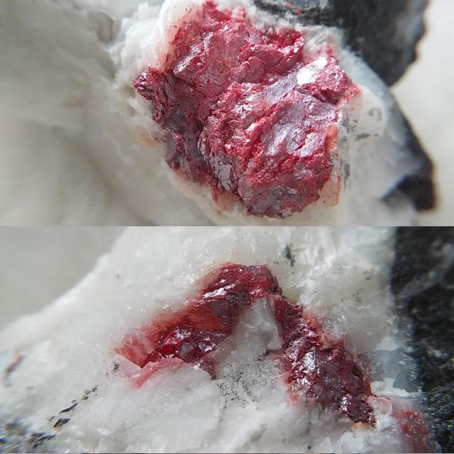 25.01g　辰砂　蝶の翅のようなシナバー　鉱物標本