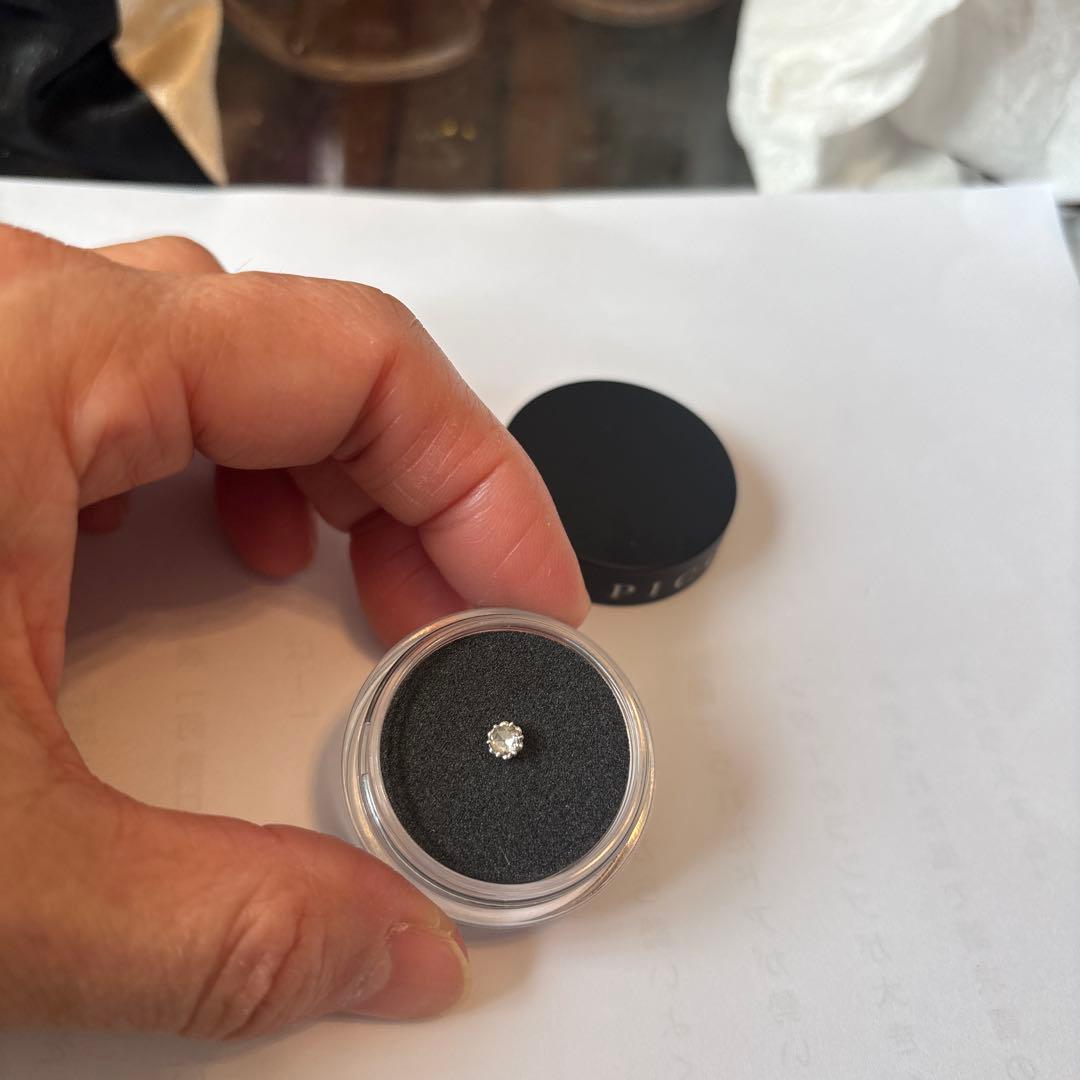 ピコレット　ダイヤモンド　ピアス　パーツ　ローズカット　新品