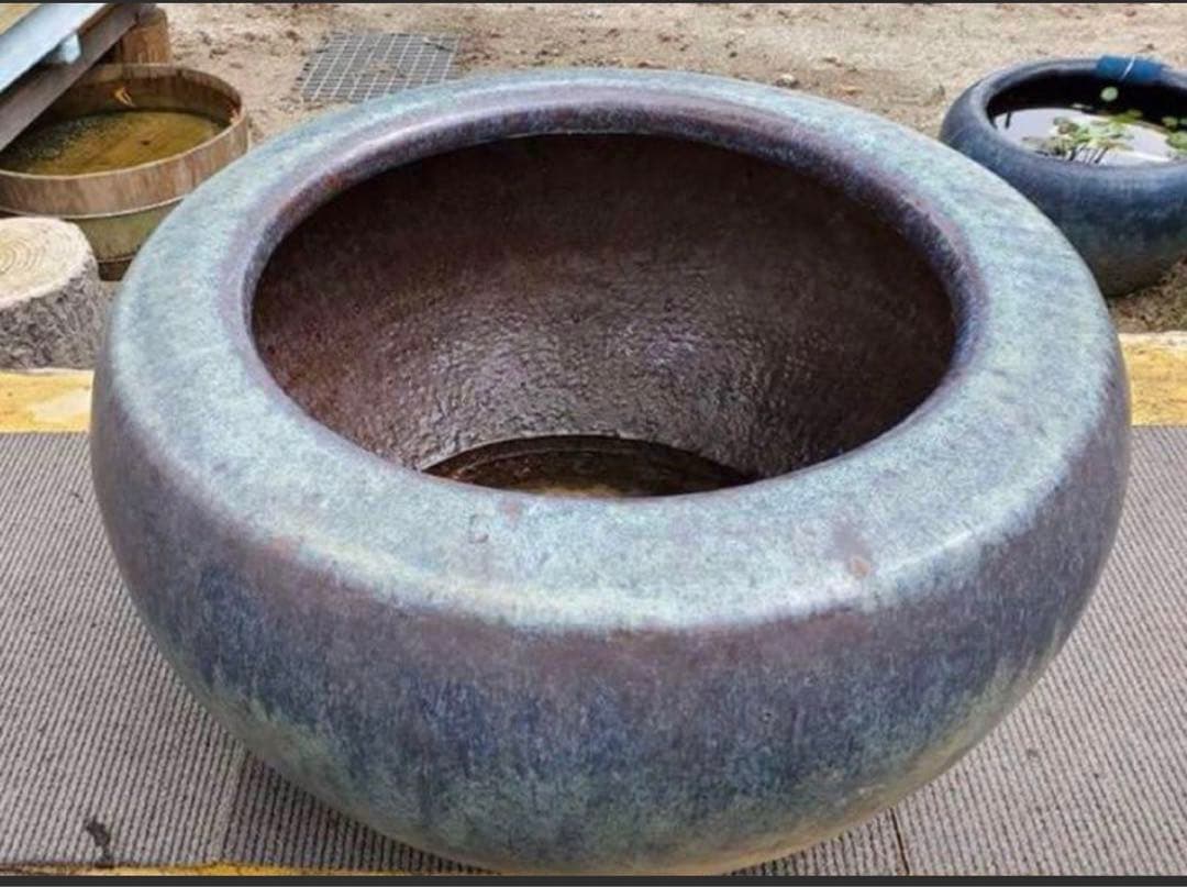 （No170）古中国火鉢　めだかの館　めだか鉢