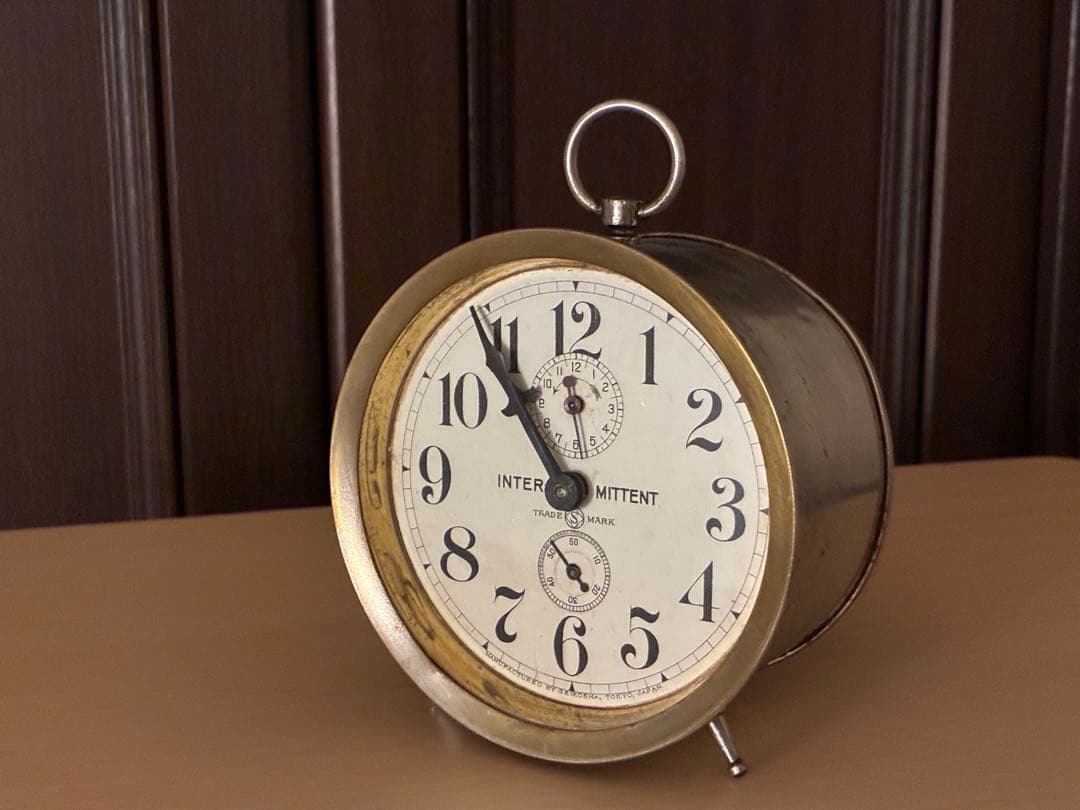 精工舎　目覚まし時計　ビンテージINTERMITTENT