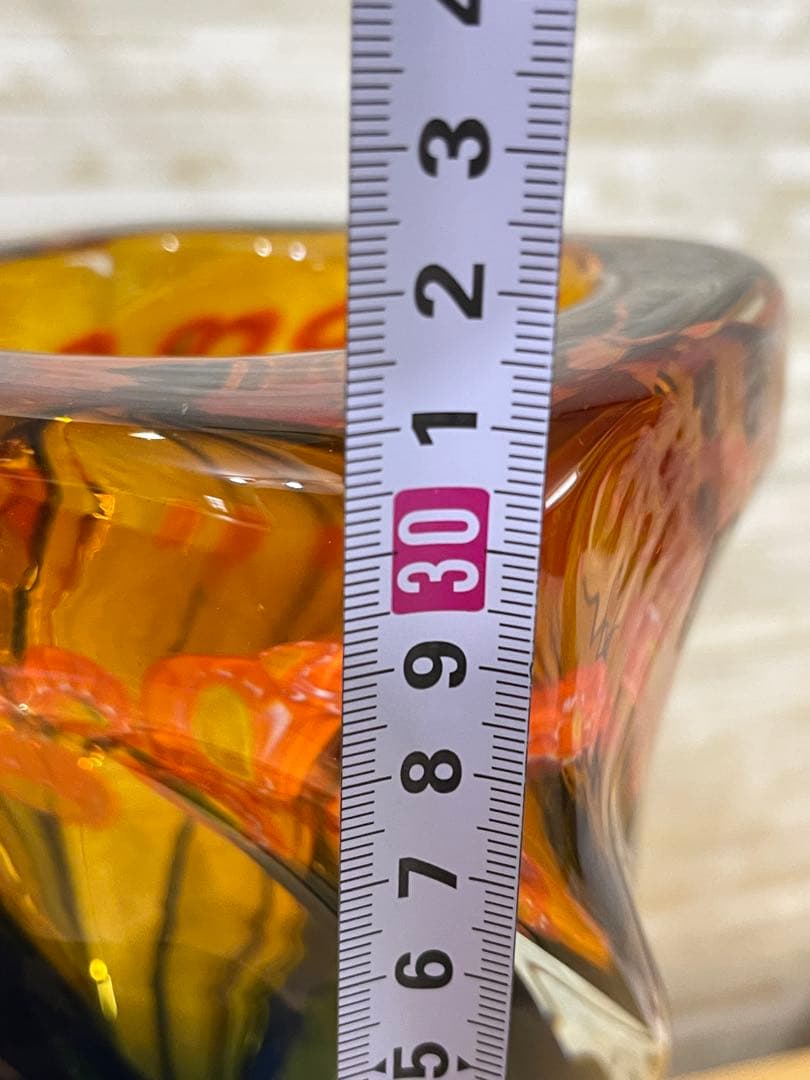 マルテイグラス 花瓶 ガラス製 日本製