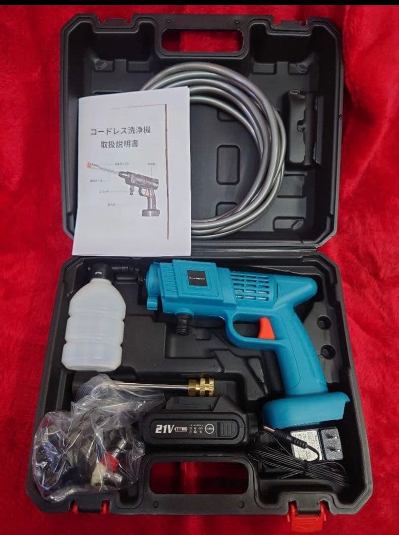 新品　コードレス　高圧洗浄機 コンパクトセット　マキタ互換　18v おまけ付き