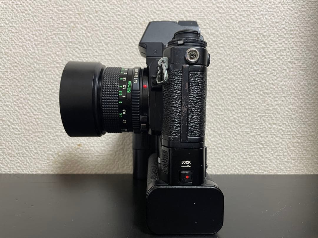 Canon New F-1 AEファインダーFN モータードライブFN レンズ付