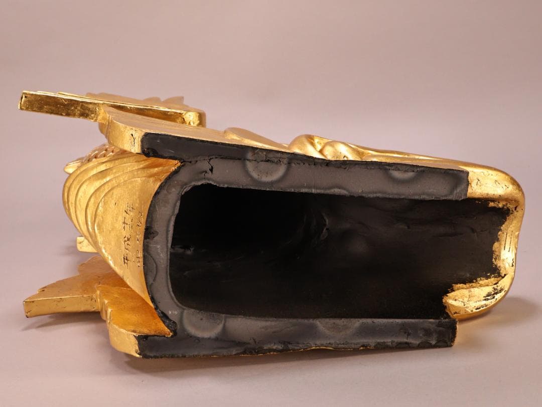 BK261　金鯱鉾　しゃちほこ　一対　鬼瓦　屋根瓦　置物　明石城　平成十二年