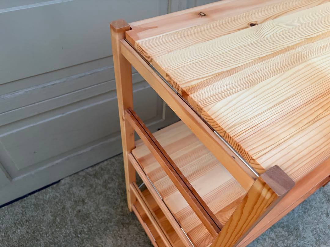 【ピタラビ 】①無印良品 パイン材ユニットシェルフ 収納棚 ナチュラル