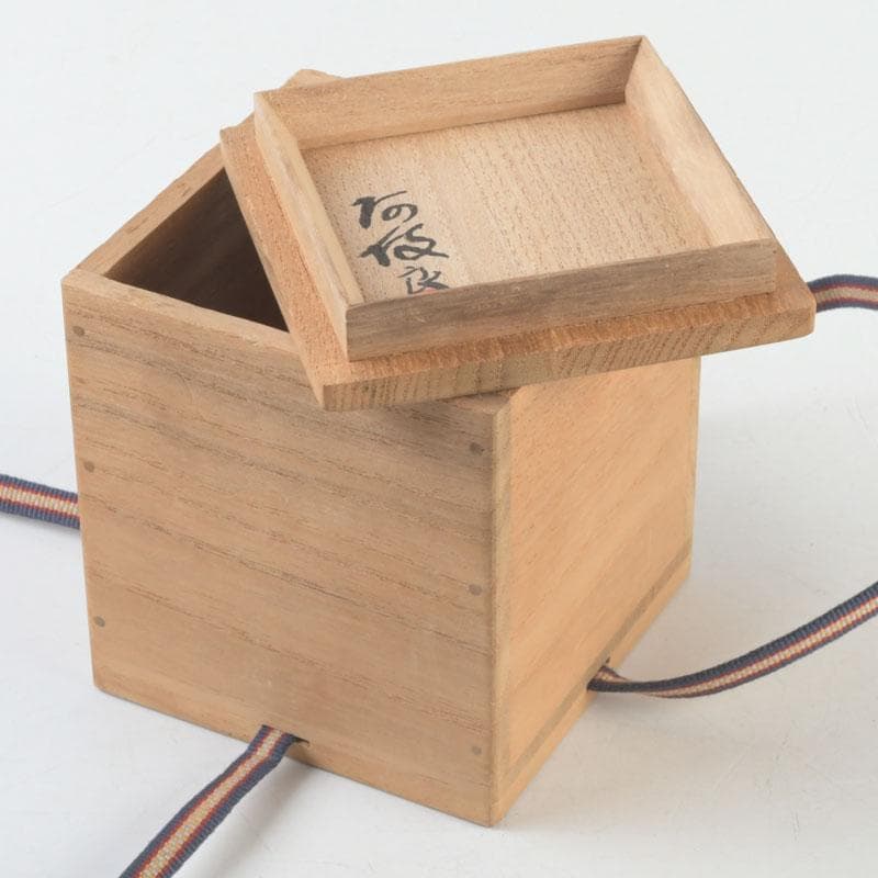 茶道具　根来塗　磯矢阿伎良　茶器　仕覆付　共箱　V　9302