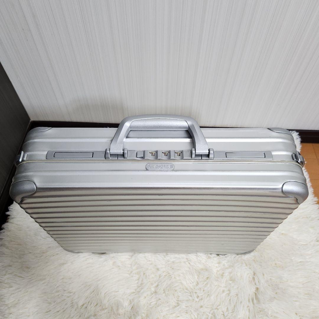 美品 RIMOWA アタッシュケース 17L アルミ シルバー 9001200