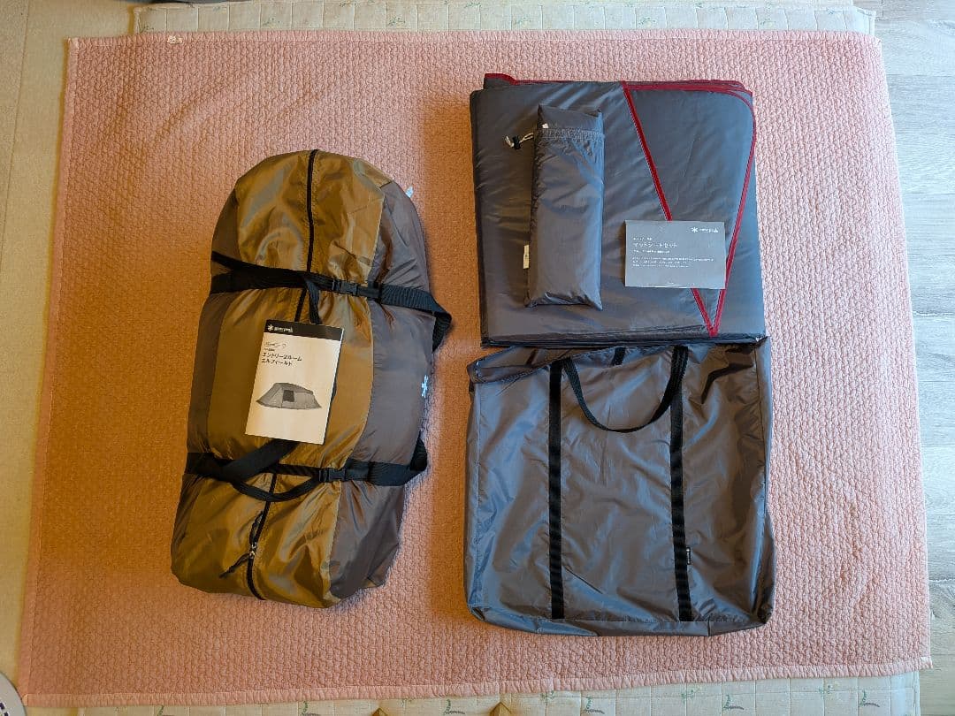 スノーピーク エントリー2ルーム エルフィールド マットシートセット付き