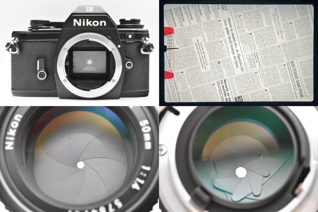 【完動品】Nikon EM Ai-S NIKKOR 50mm F1.4