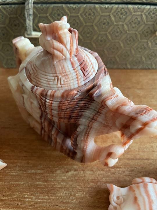 石　中国茶器セット　未使用