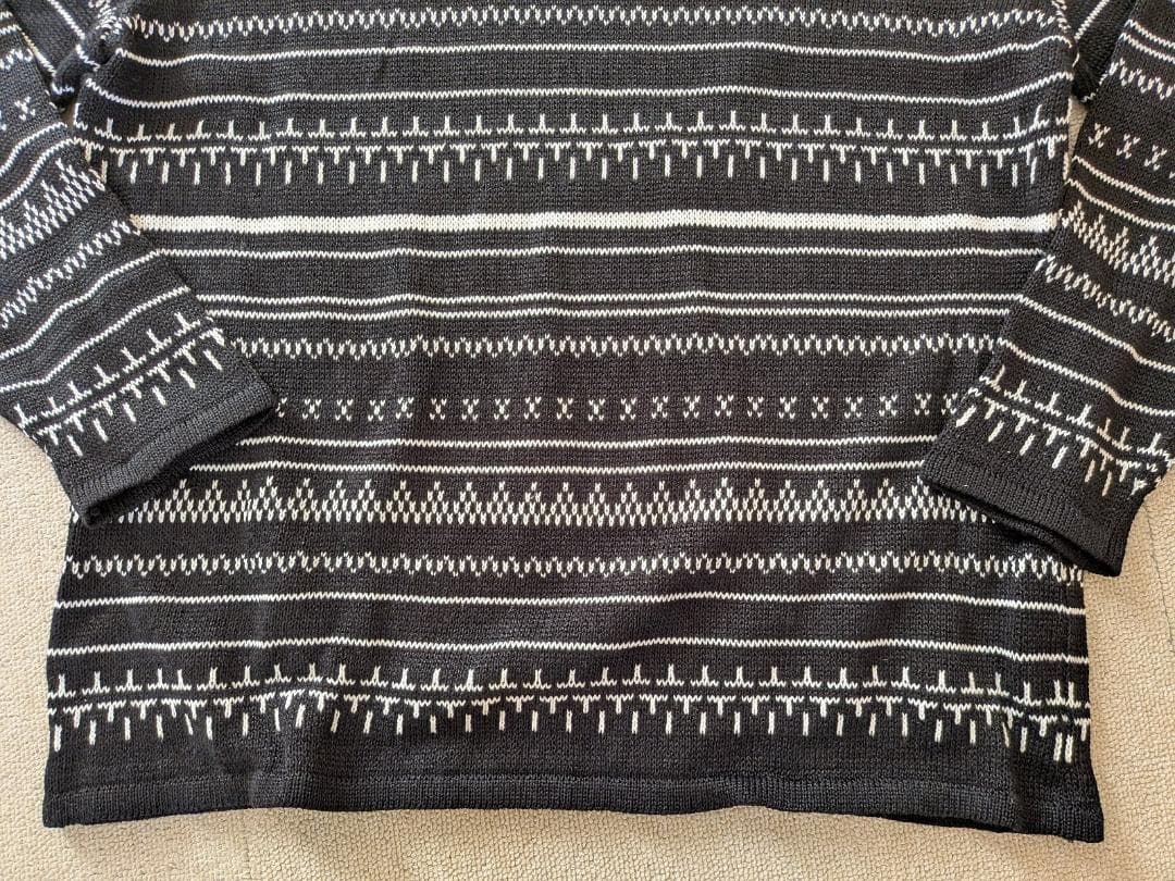 アンドファミリーズ スプリング フィールド セーター ジャガード ニット L