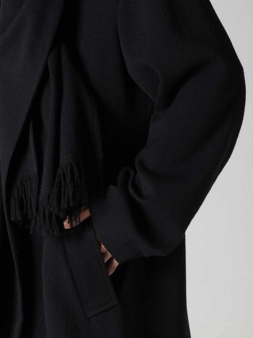 Y’s ヨウジヤマモト　ウールコート　黒　1