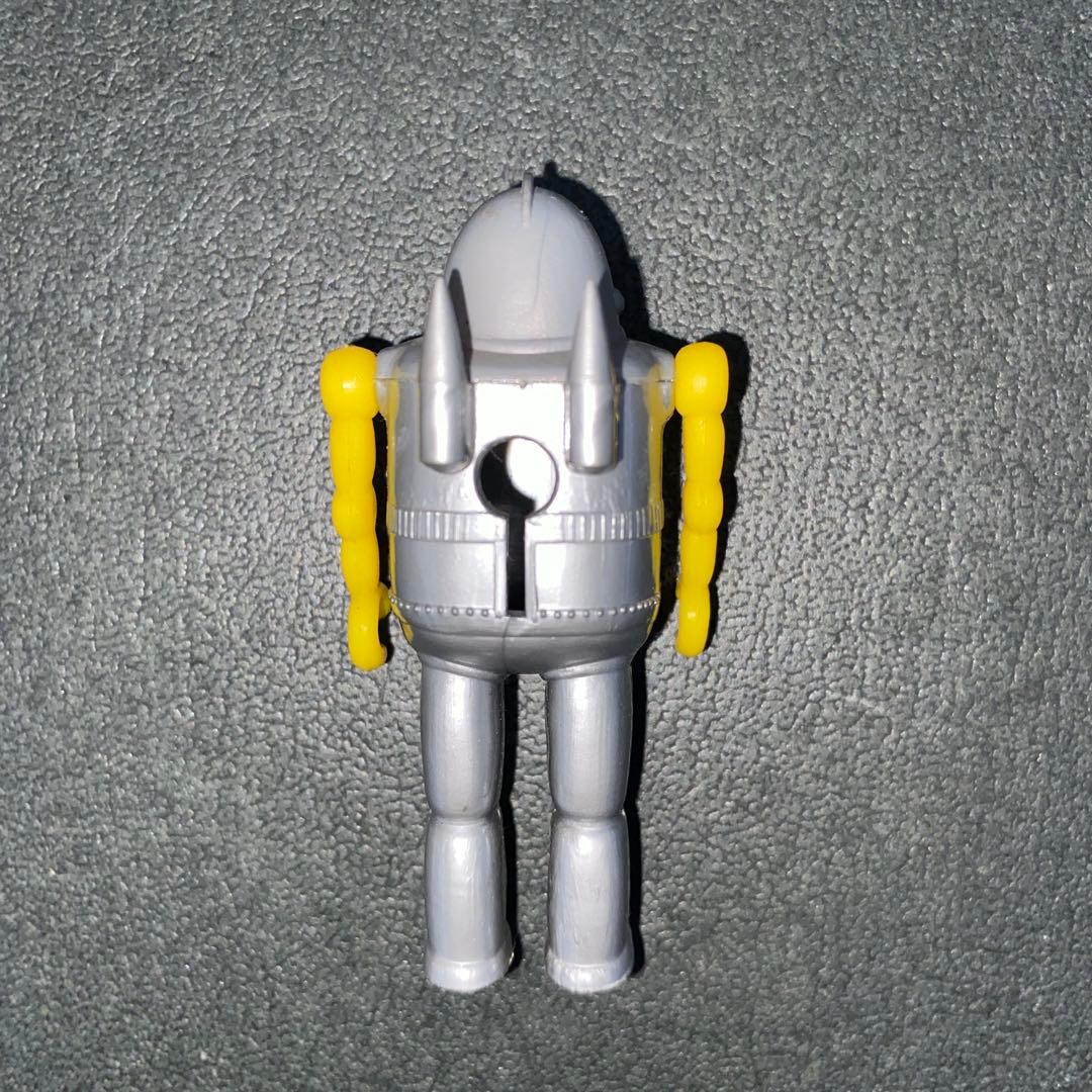 【昭和レトロ】おまけ 鉄人28号風　昭和 プラスチック 当時物