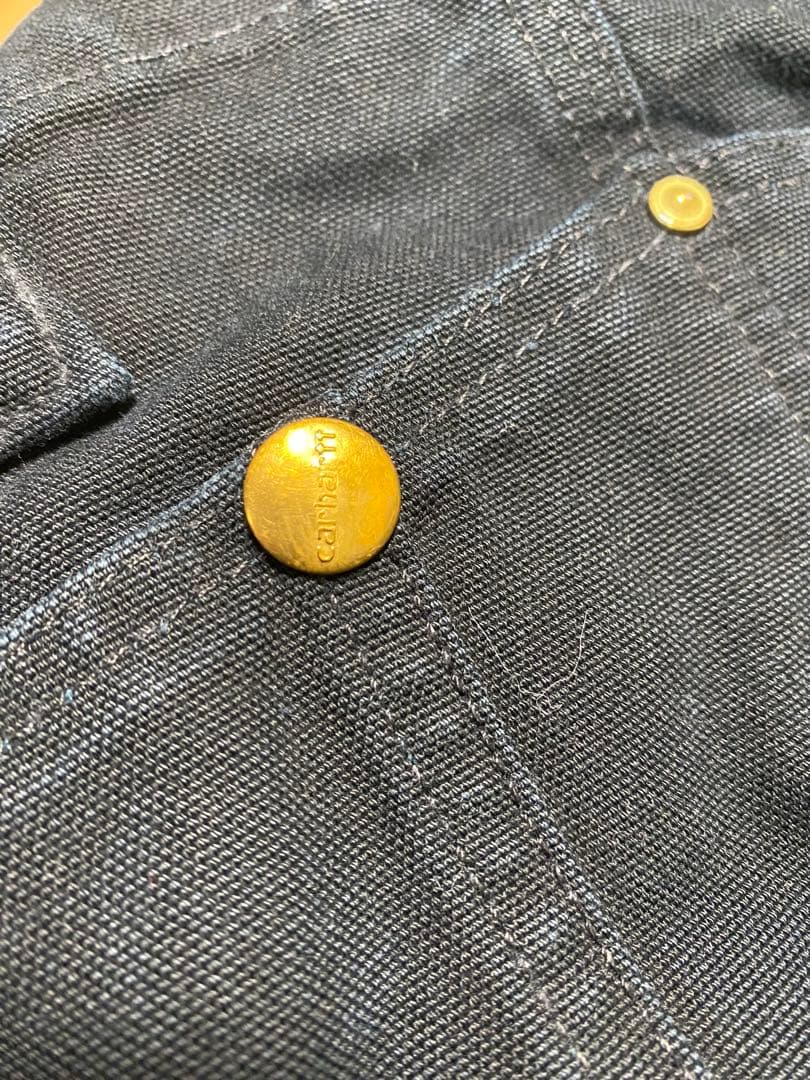 ひ*ろ様 Carhartt ブラックオーバーオール　カーハート　つなぎ