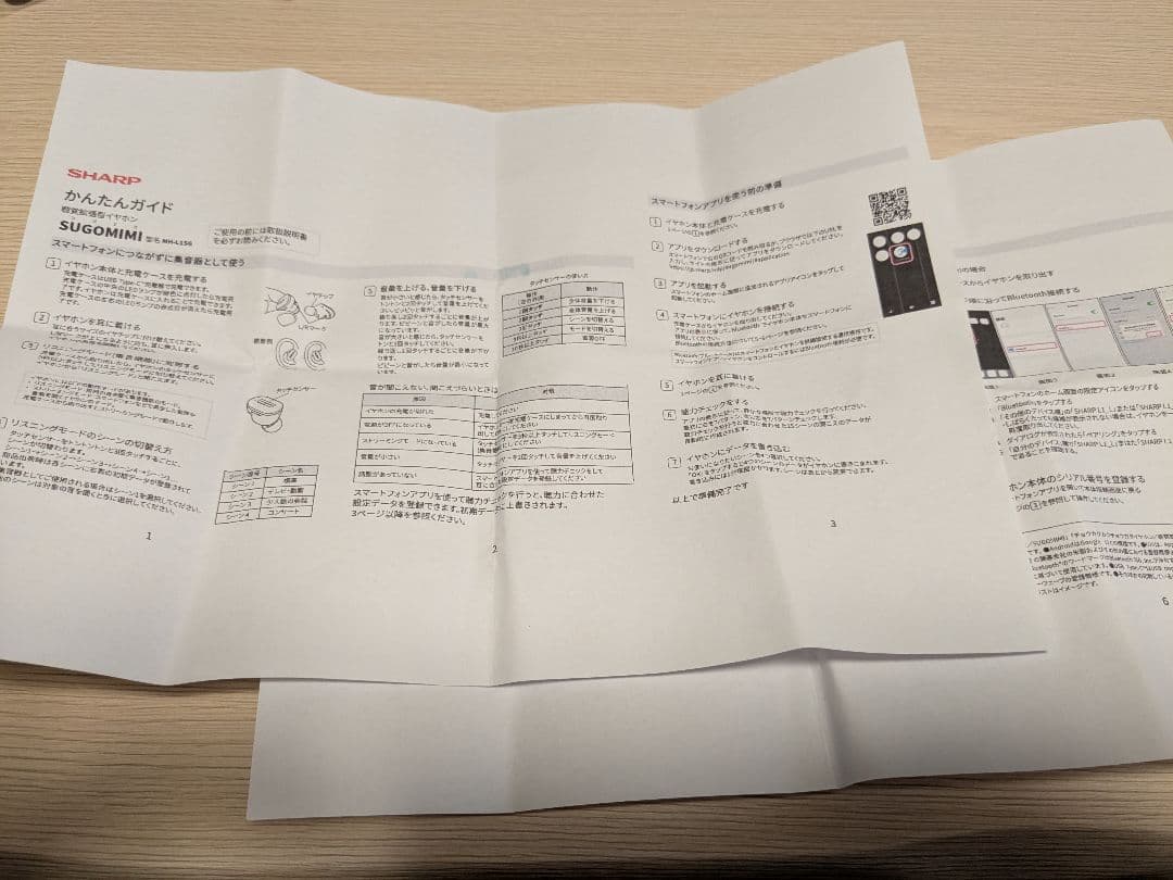 SHARP SUGOMIMI MH-L156 聴覚拡張型ワイヤレスイヤホン　黒