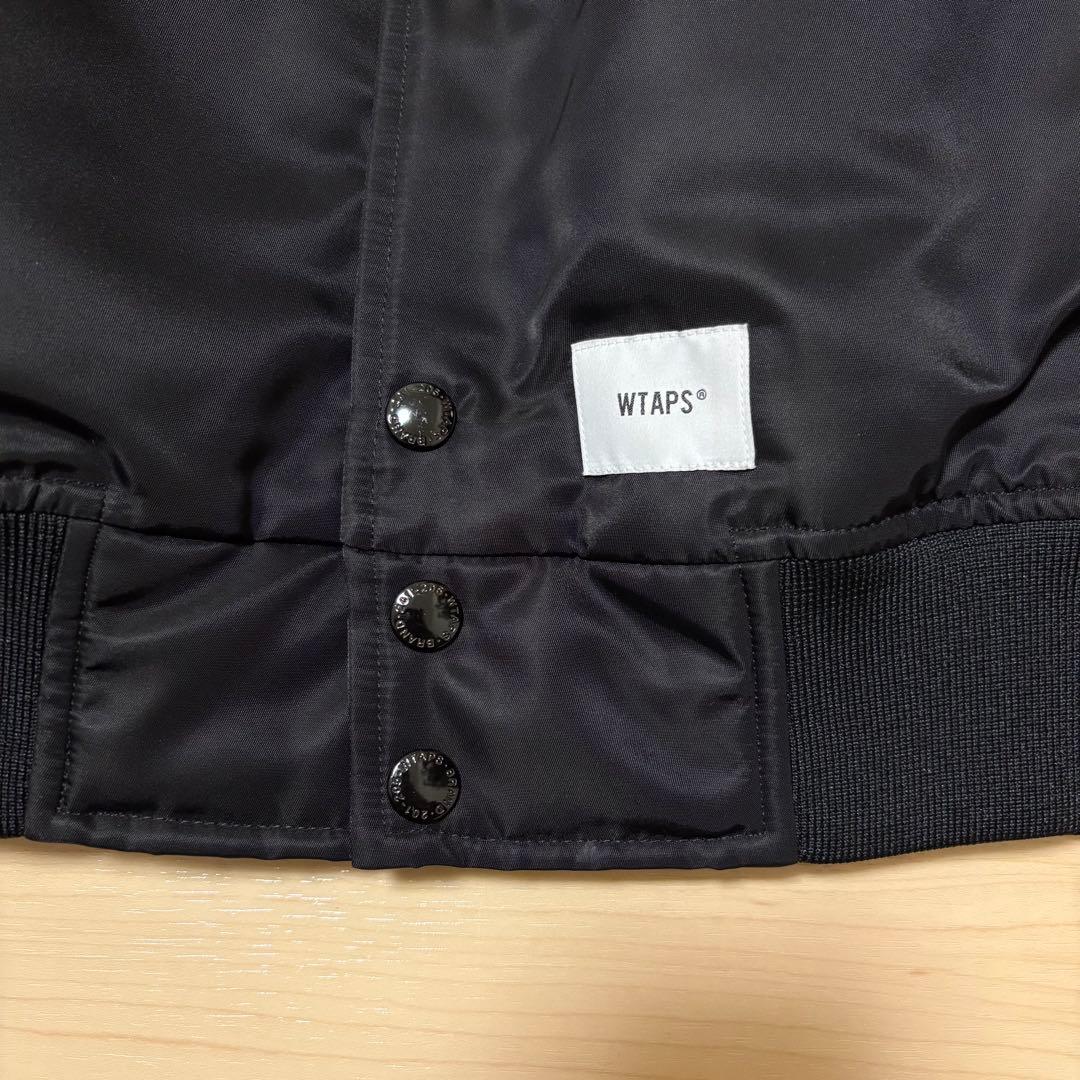 ダブルタップス　チームジャケット　ブラック　Mサイズ　23fw