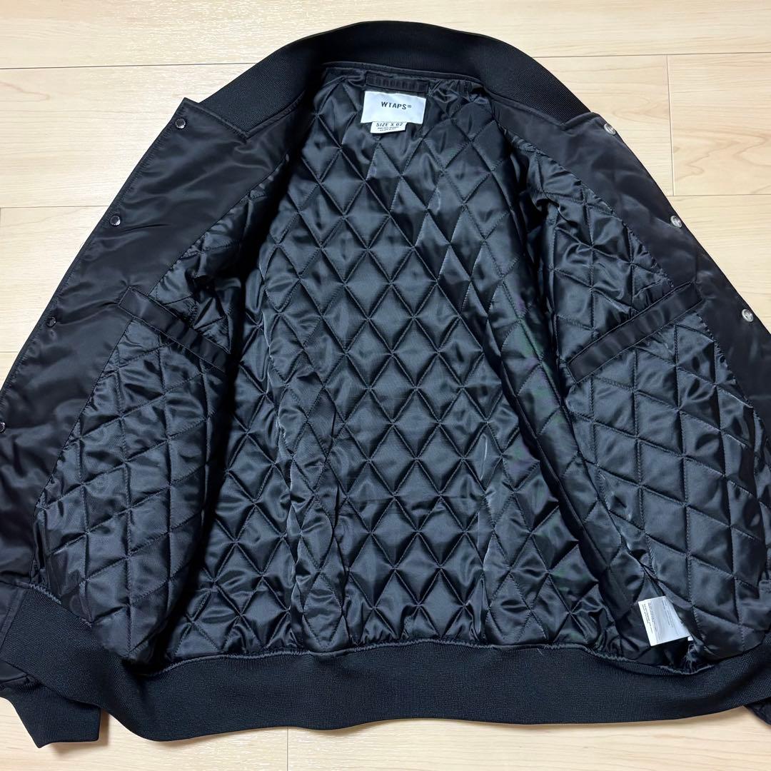 ダブルタップス　チームジャケット　ブラック　Mサイズ　23fw