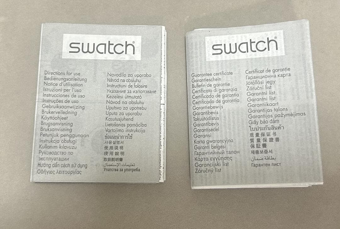 SWATCH 腕時計 (型番 Sw-SVCG4000AG）