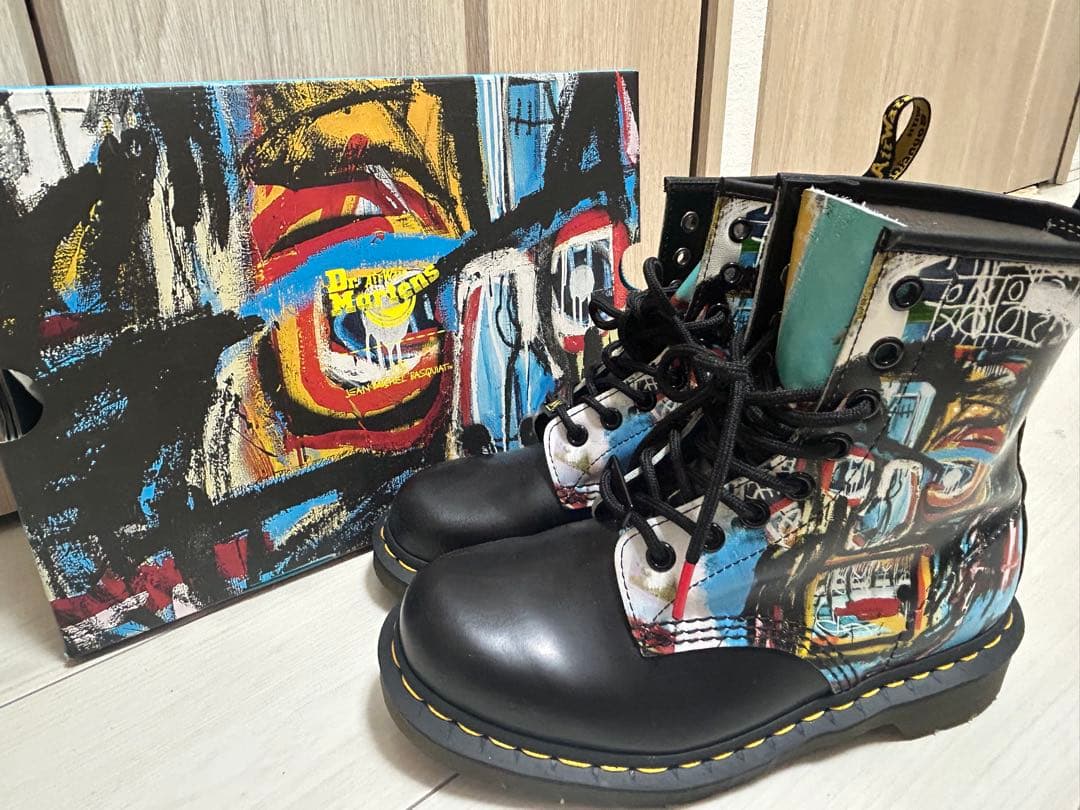 Dr. Martens 1460 Basquiat II ブラック・マルチ