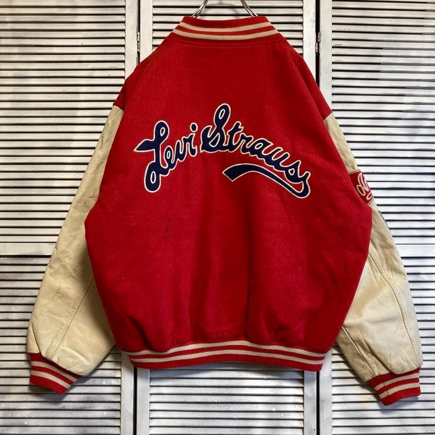 BMOF レザー ジャケット 古着 90s リーバイス LEVI'S スタジャン