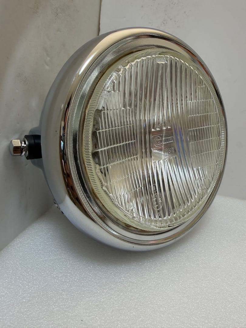 当時物シビエスーパーオスカー凹みレンズ付ヘッドライトASSYCIBIEマーシャル