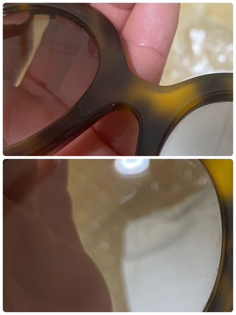 正規品　美品　プラダ　べっこう調　デカサングラス　SPR06R-F ブラウン