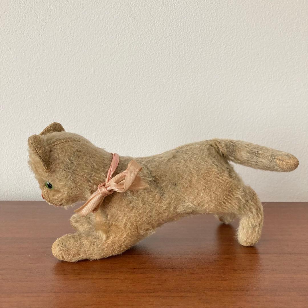 希少　猫　ネコ　ぬいぐるみ　ドイツ　ヴィンテージ　アンティーク