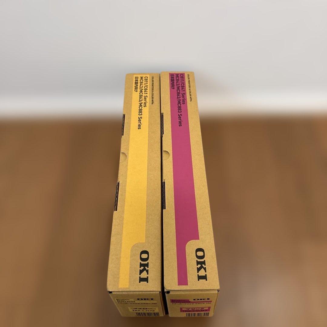 OKI トナー　TNR-C3LM2 TNR-C3LY2