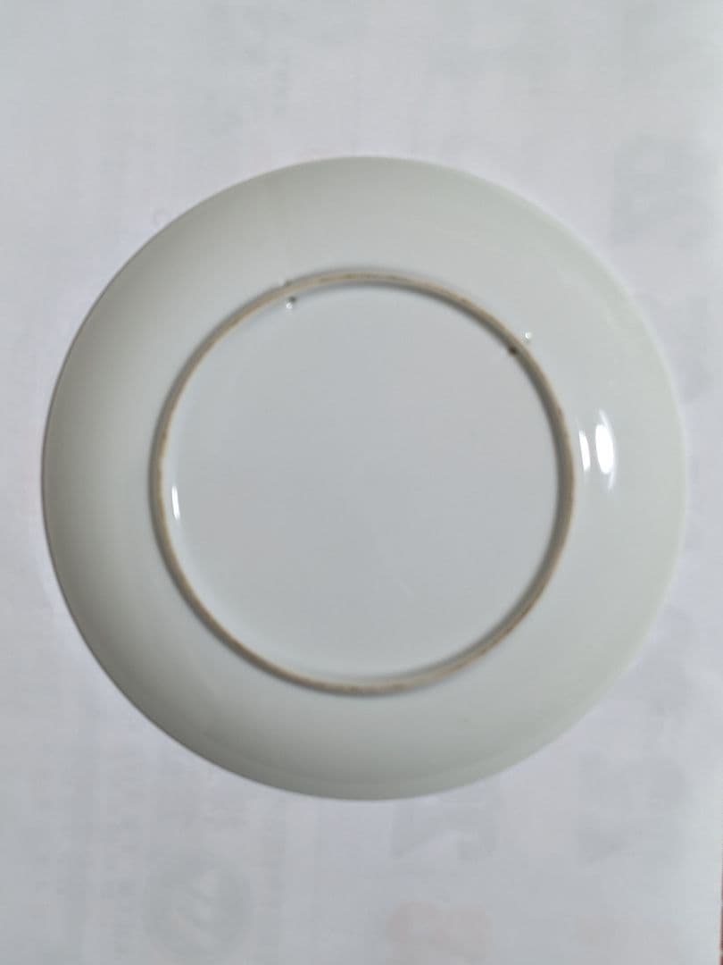 ⭐九谷焼 鉄銹掻落し風神図飾り皿 吸坂手 明治時代 掻き落し骨董品レア物飾り