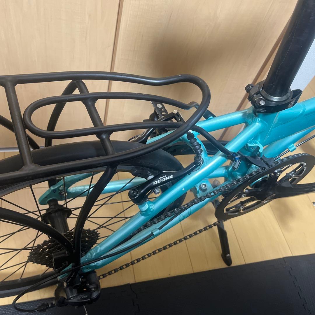 DAHON 折りたたみ自転車 アクアブルー 8段変速