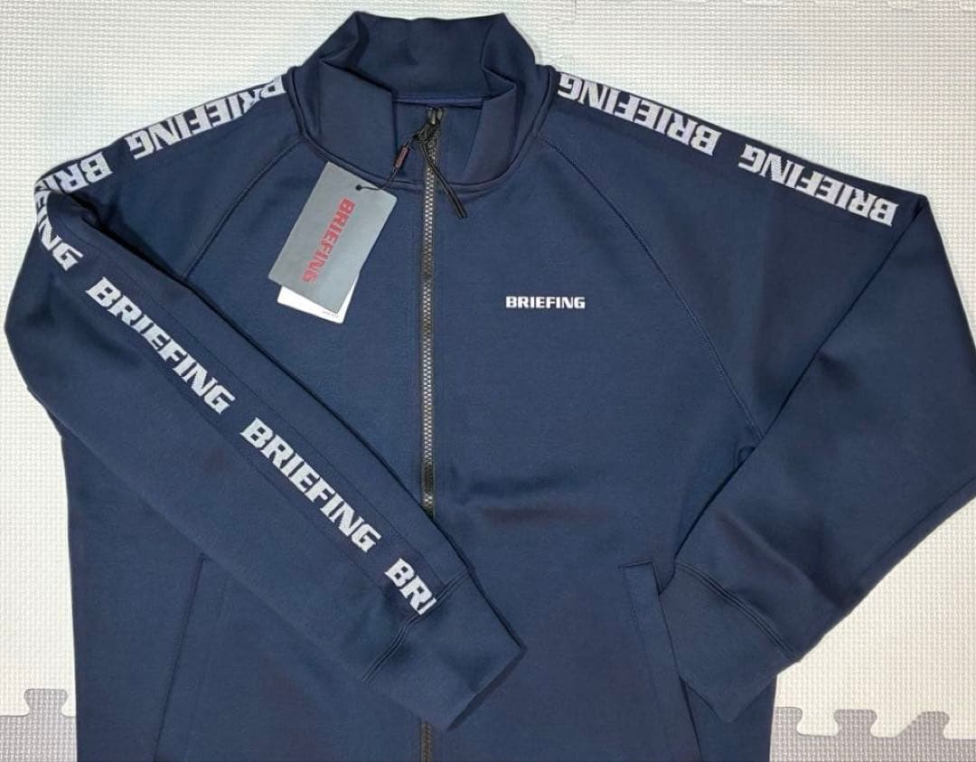 BRIEFING ウォーム サイドロゴライン ブルゾン（NAVY／M）
