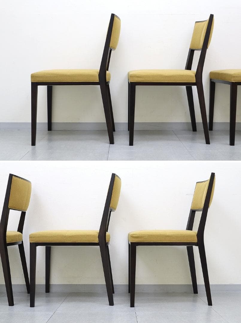 B②4脚セット 美品 TIME&STYLE ダイニングチェア 椅子 旭川家具