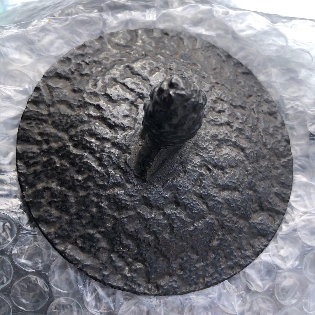 南部鉄瓶　金秀作　南部鉄器　満水容量1600ml 重さ1954g