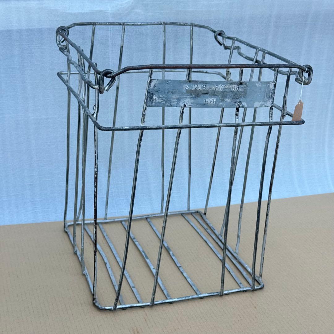 70s ヴィンテージ ワイヤーバスケット