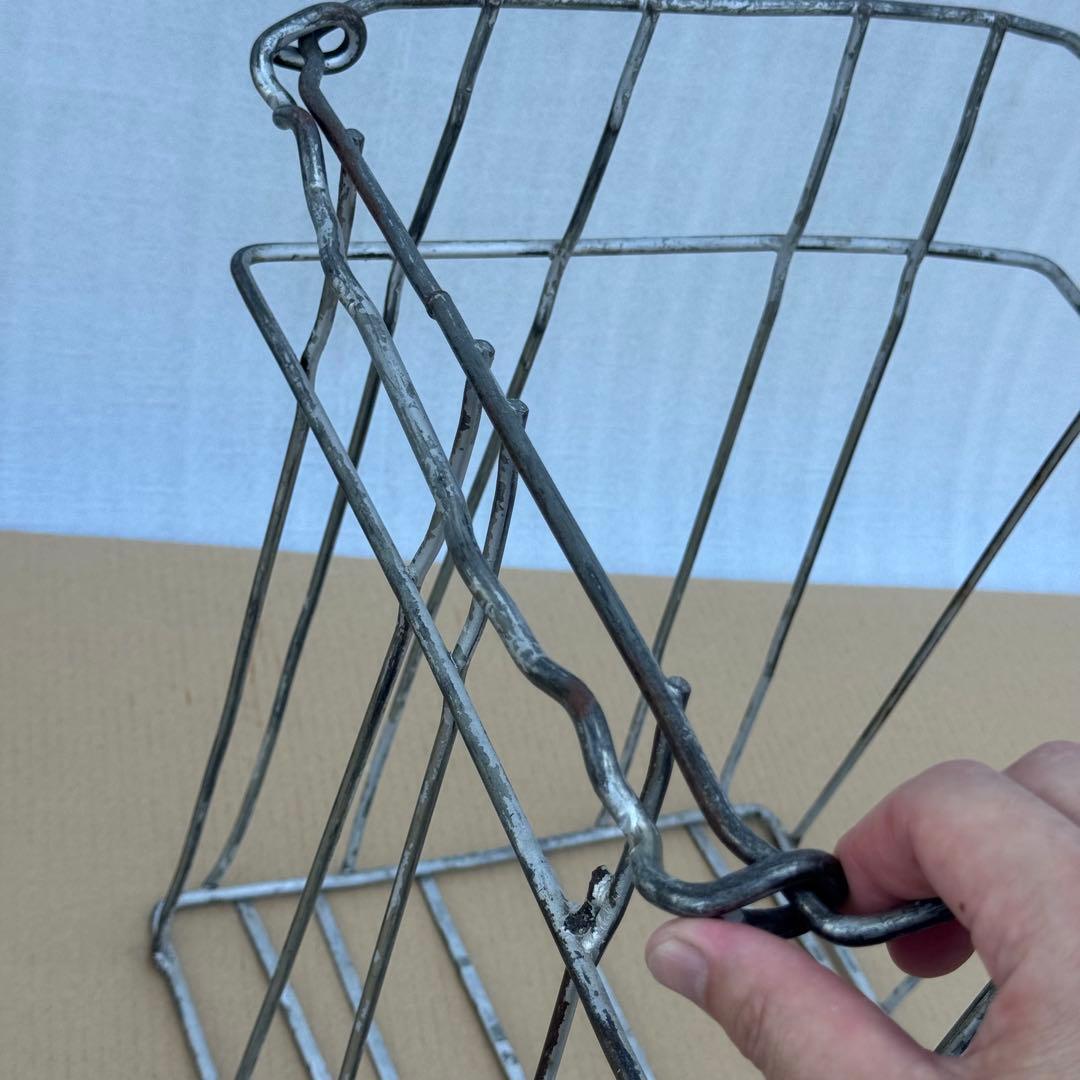 70s ヴィンテージ ワイヤーバスケット