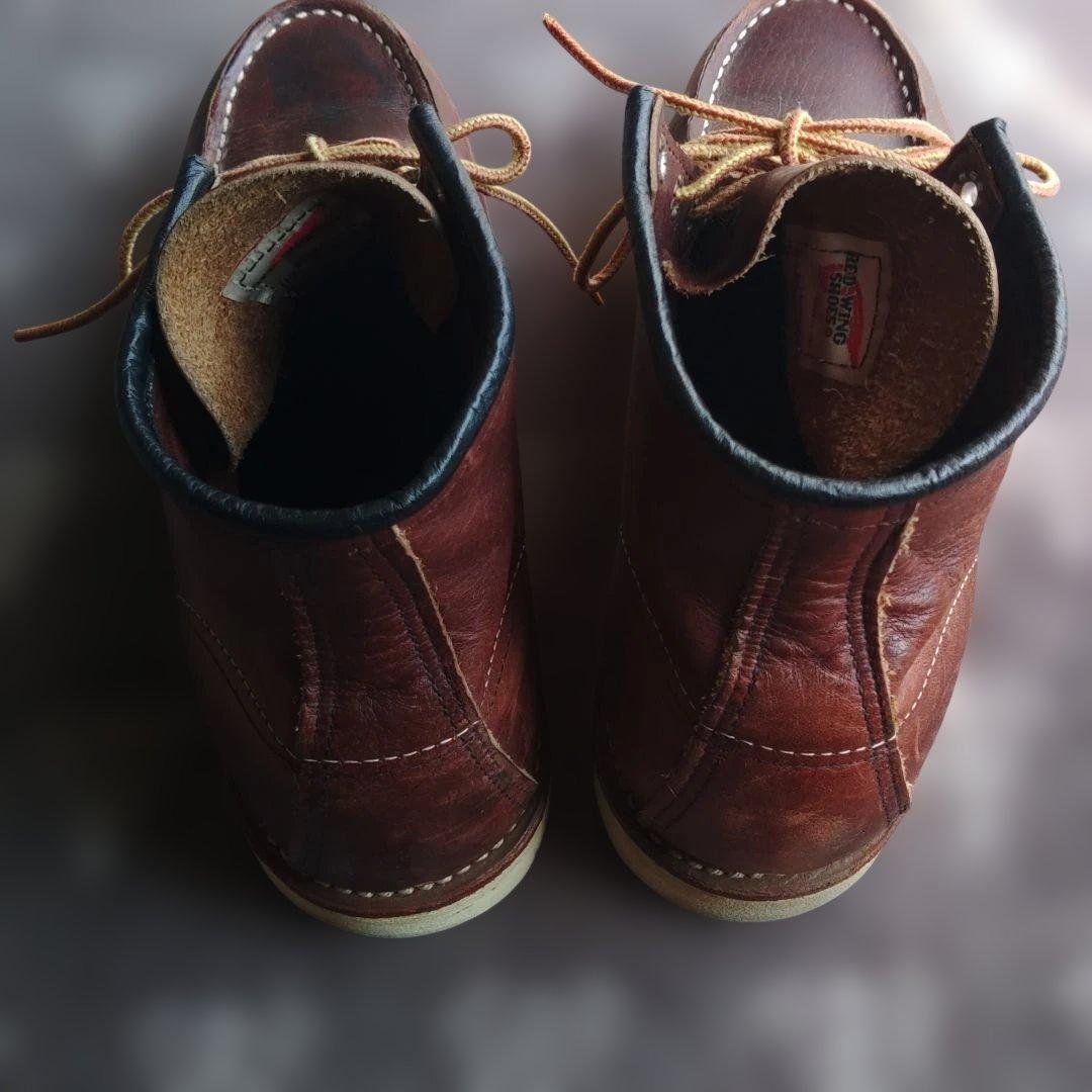 RED WING 廃盤8138 ブラウンレザーブーツ(US9/27cm)