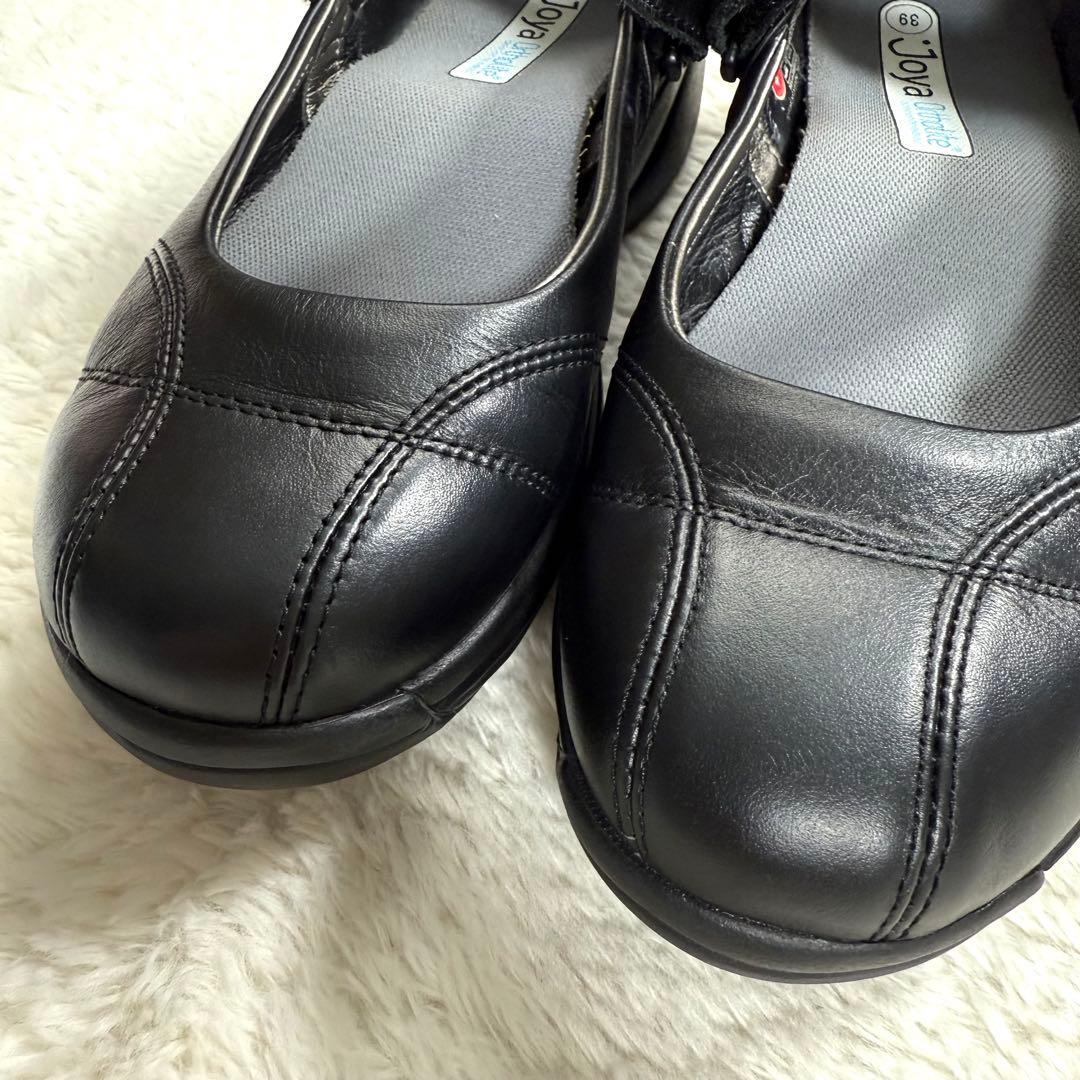【美品】JOYA ジョーヤ メリージェーン コンフォートシューズ 黒 24.5