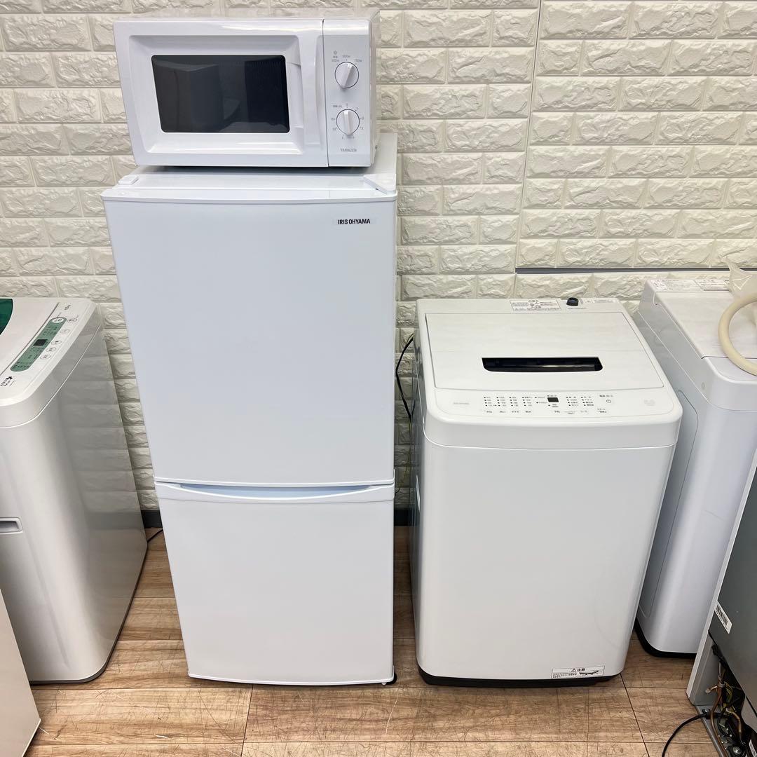 お得なセット売り　一人暮らし　冷蔵庫　洗濯機分解洗浄済み　✨✨　電子レンジ