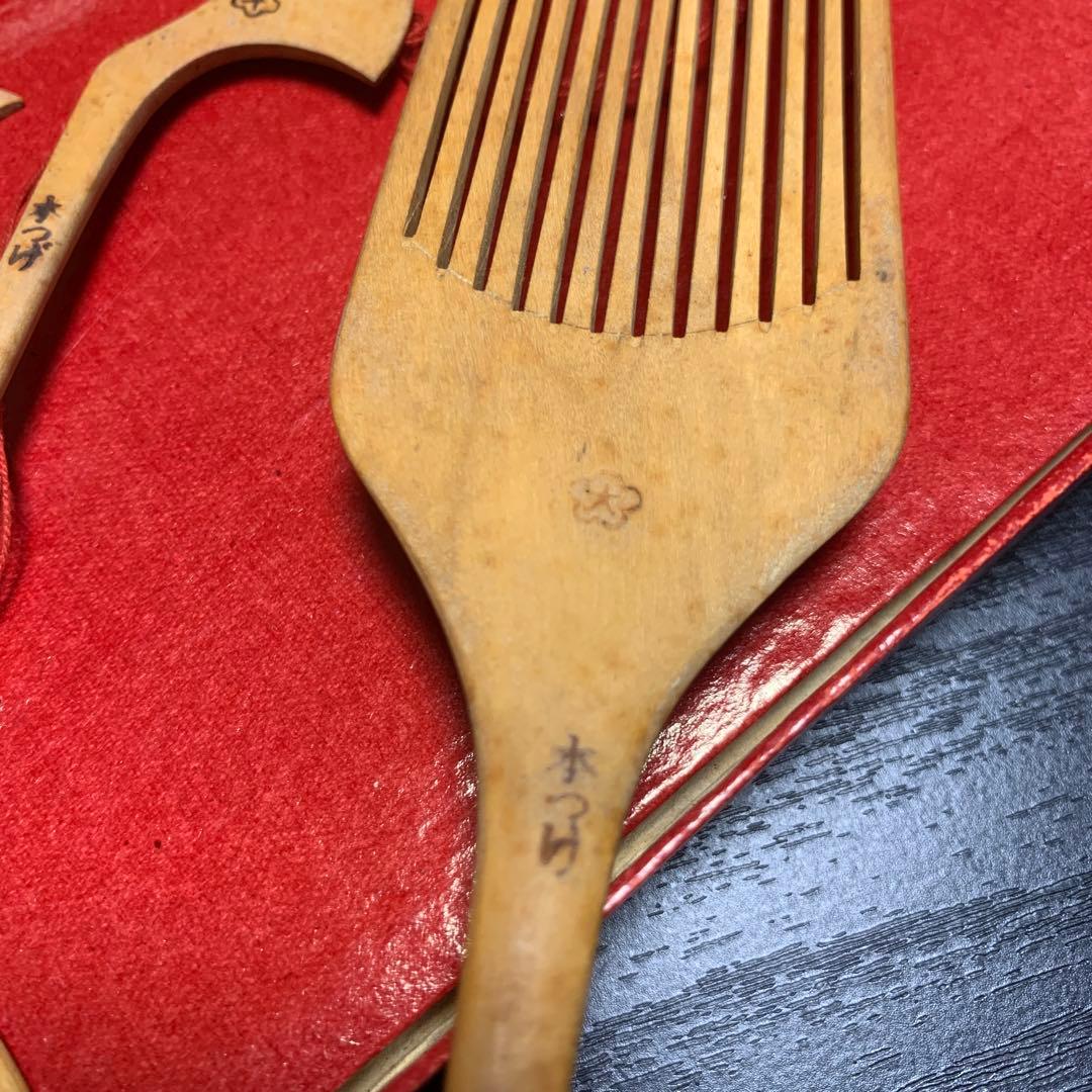 本つげ　つげ櫛　本つげ櫛色々　8本　当時物　アンティーク櫛　ヴィンテージ