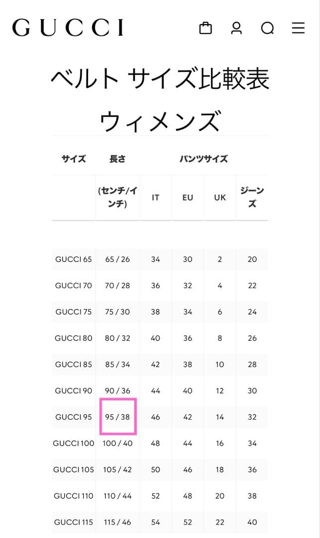 【美品】GUCCI ベルト GG