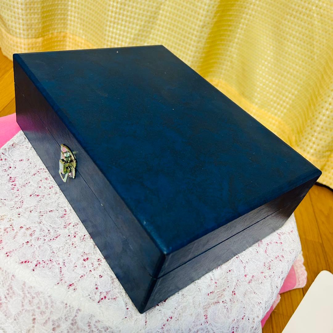 未使用　ヴィンテージ ジュエリーボックス　オニキス 小物入れ 大理石　イタリア製