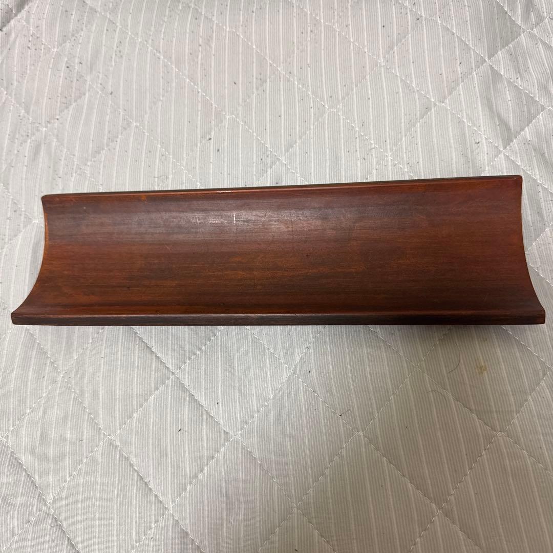 中国古美術 扇子 在銘 文房具　煎茶道具　茶合　山水人物彫　竹茶合 詩文彫