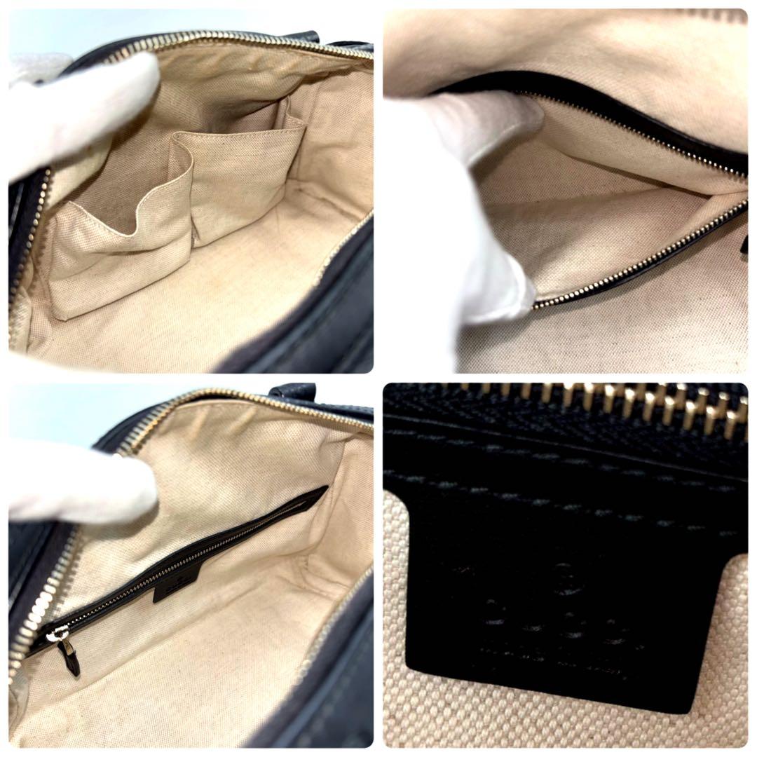 ✨極美品✨　GUCCI ハンドバック　シマ　2way ミニボストン　希少　付属品
